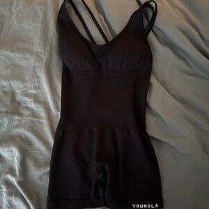 YoungLA Black Strappy Bodysuit